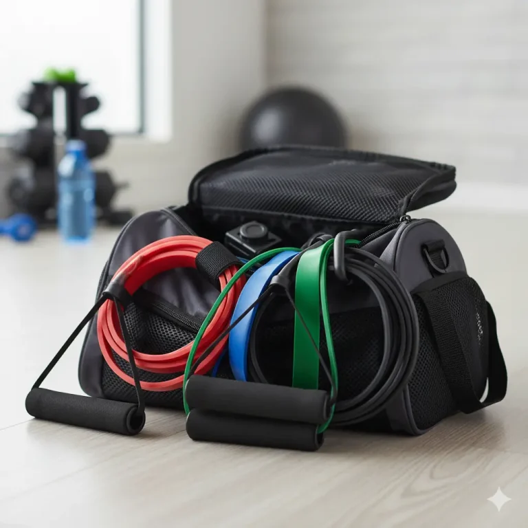 image d'un sac contenant des élastiques de musculation