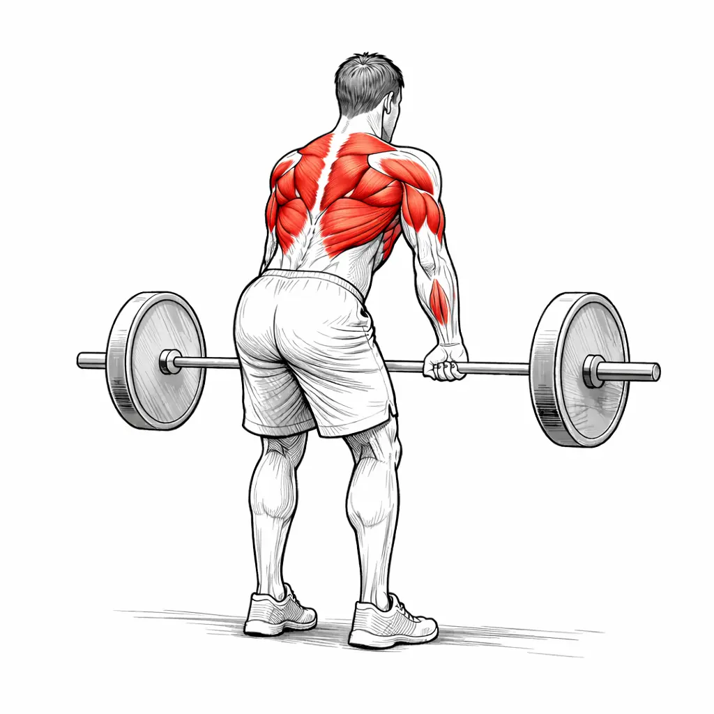 soulevé de terre partiel exercice dos musculation pour force et épaisseur
