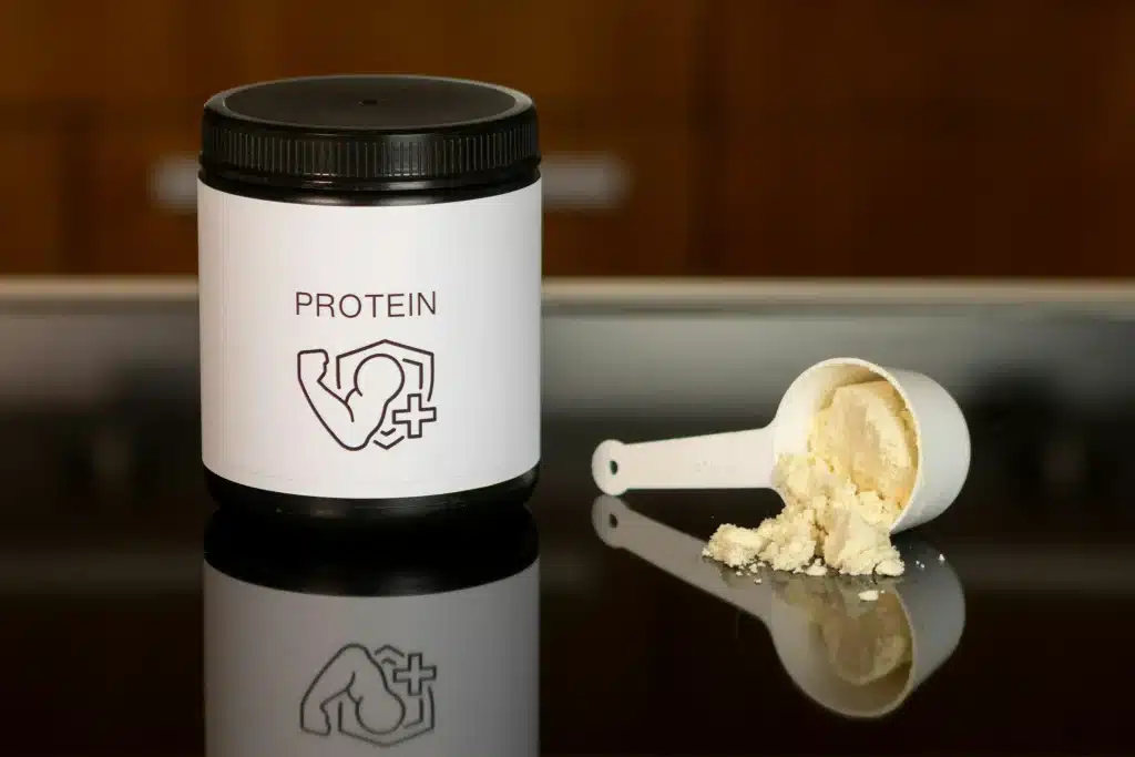 types de protéines pour shaker avant ou après sport : whey, isolat, végétale, caséine