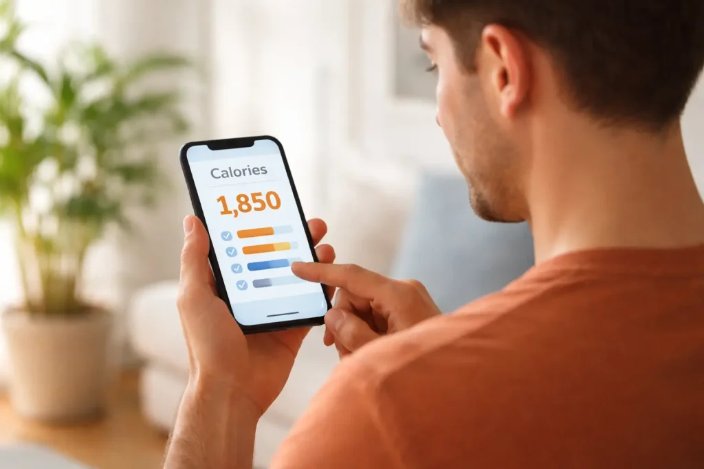homme qui se demande comment calculer ses calories pour perdre du poids