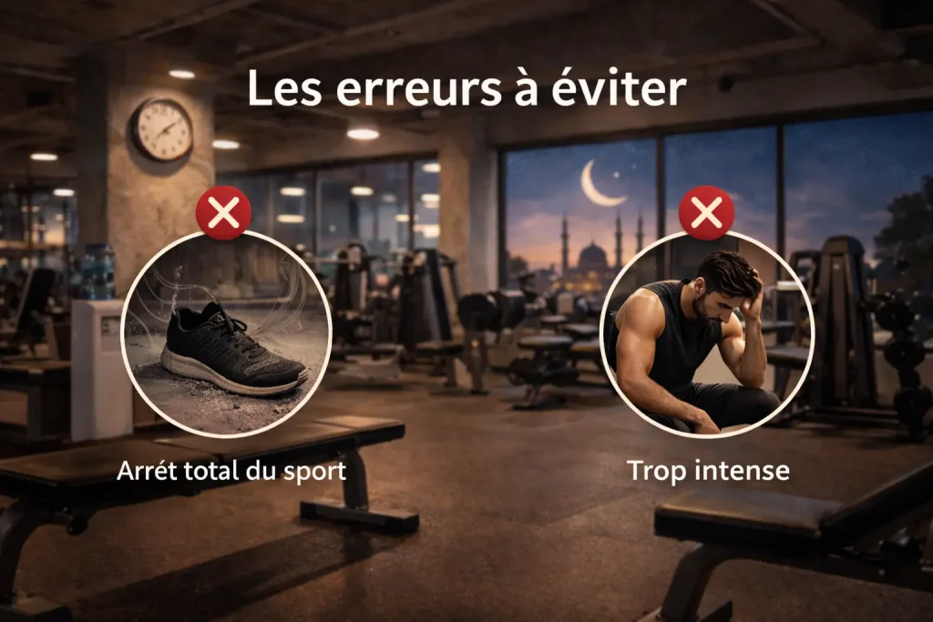 Erreurs à éviter en musculation pendant le Ramadan