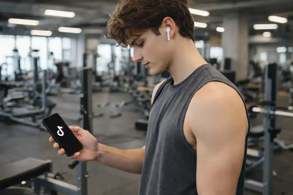 Contenu fitness sur TikTok très populaire chez la Génération Z