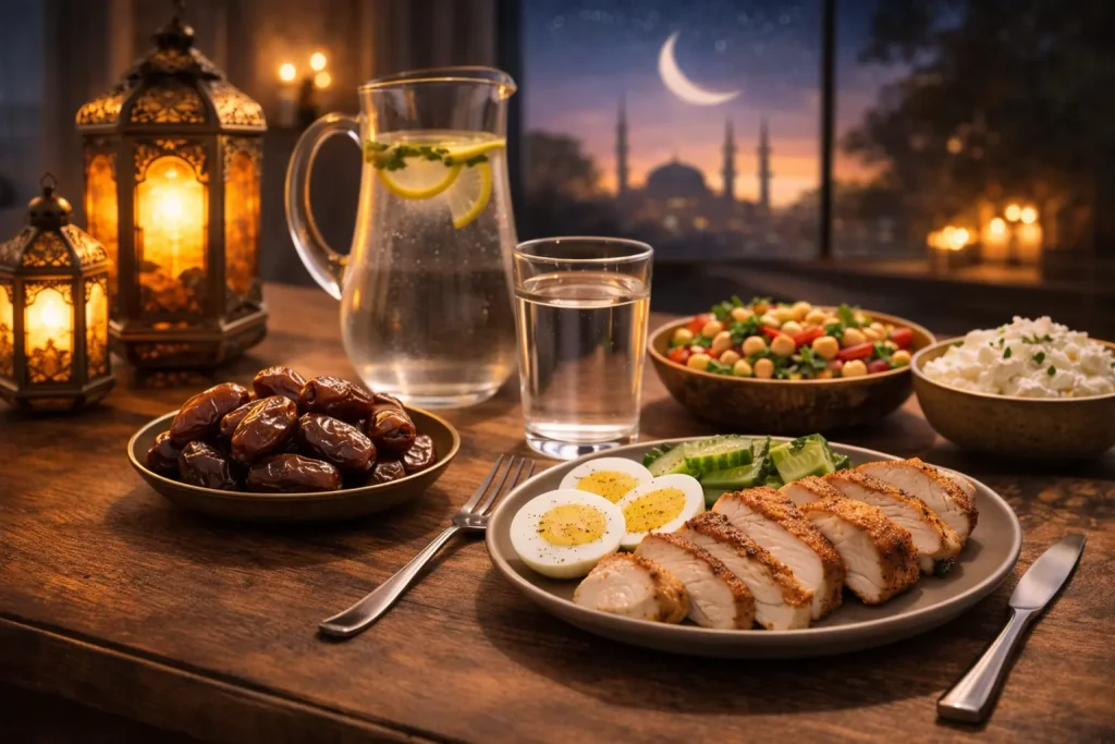 Nutrition adaptée au programme musculation Ramadan