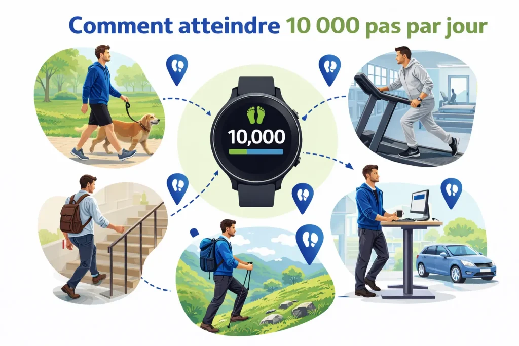 compteur de pas objectif 10000 pas par jour