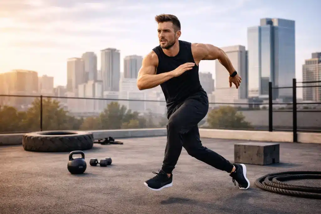 skaters exercice hiit saut lateral cardio jambes
