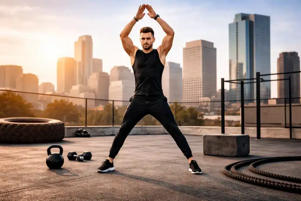 jumping jacks exercice hiit cardio échauffement fitness