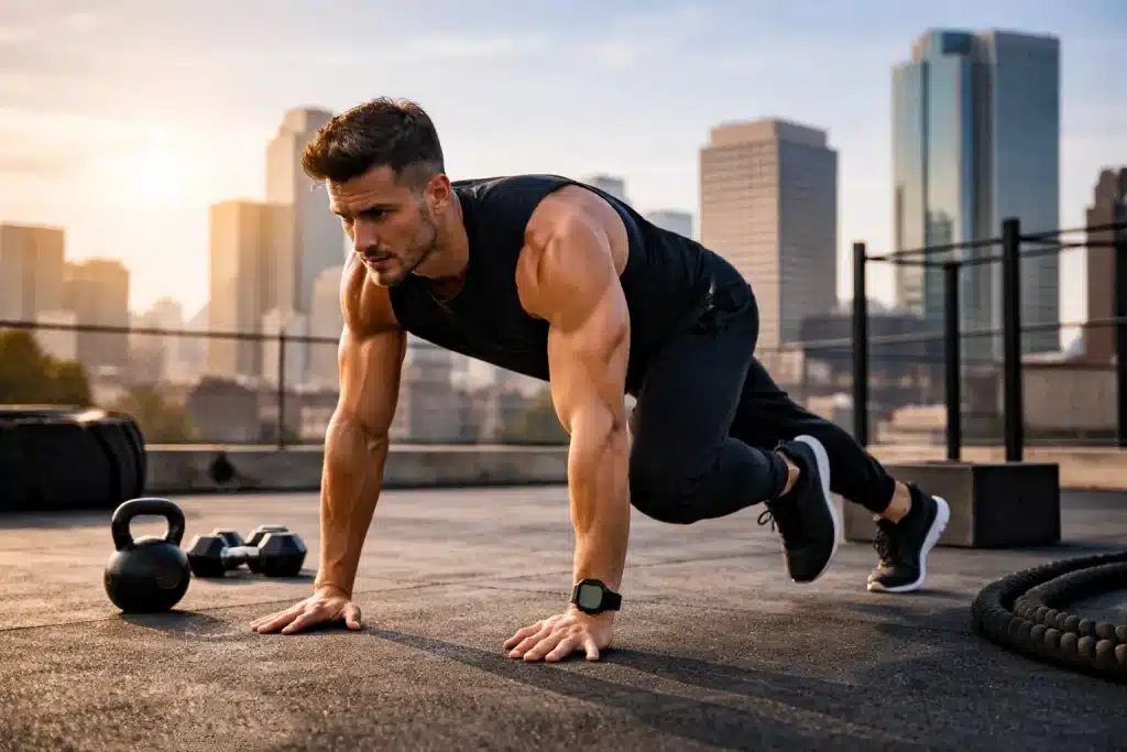 mountain climbers exercice hiit musculation abdos cardio