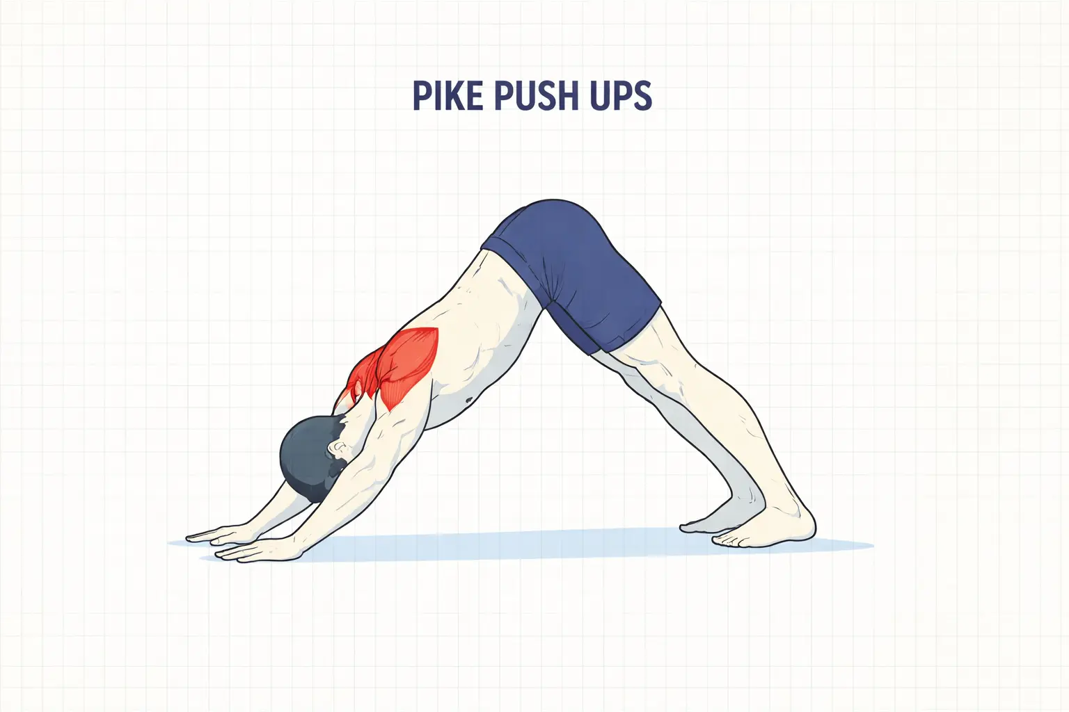 pike push ups exercice épaules maison musculation sans matériel