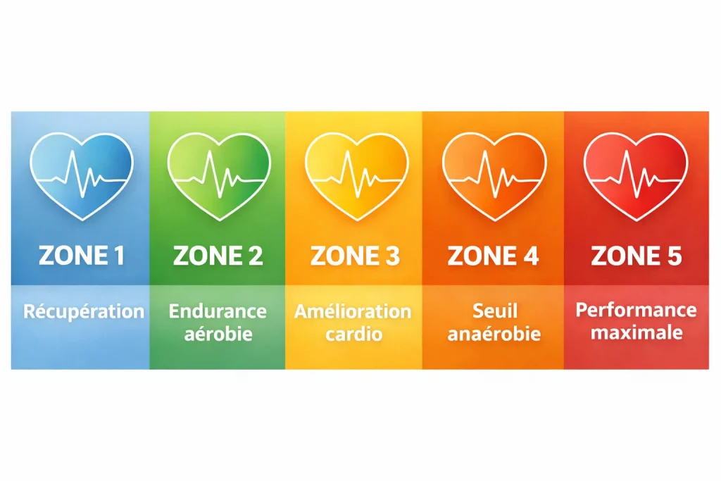 zones de fréquence cardiaque entraînement zone 2