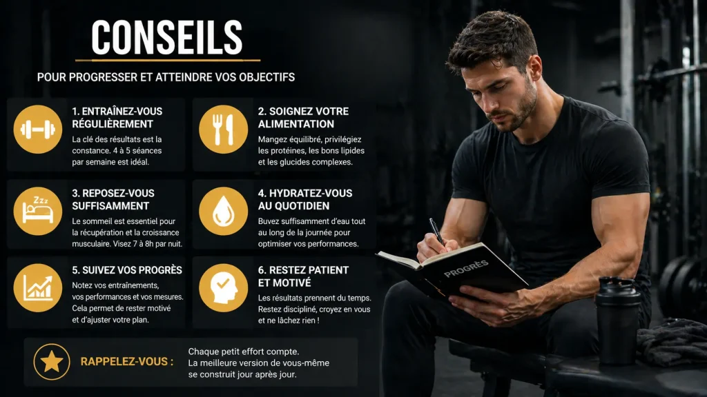 conseils pour programme fitness été