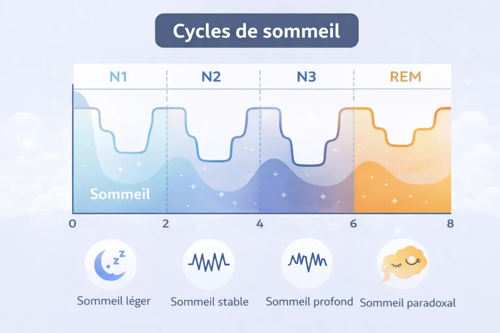 cycles du sommeil profond et récupération musculaire