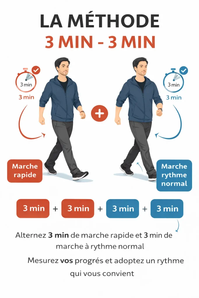 marche japonaise alternance rapide lente