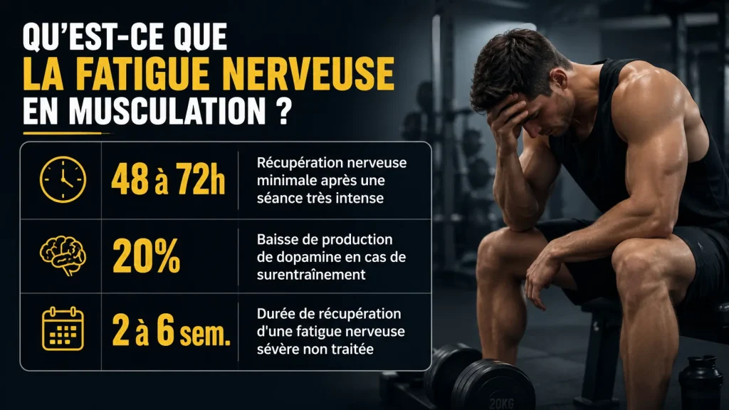 Image tableau fatigue nerveuse musculation