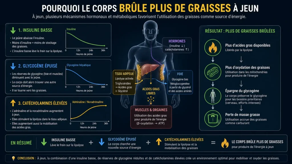 fonctionnement du cardio à jeun et utilisation des graisses comme énergie