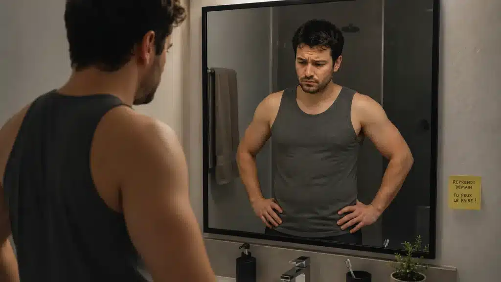 Pratiquant de musculation se demandant combien de temps il faut pour perdre du muscle après un arrêt du sport
