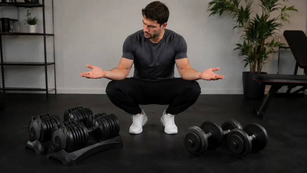 Comparaison entre des haltères réglables et des haltères classiques pour choisir le meilleur équipement de musculation