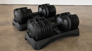 Haltères réglables pour la musculation à domicile avec système de réglage rapide du poids