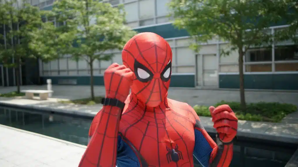 l'entraînement de Tom Holland pour son rôle de Spider-man